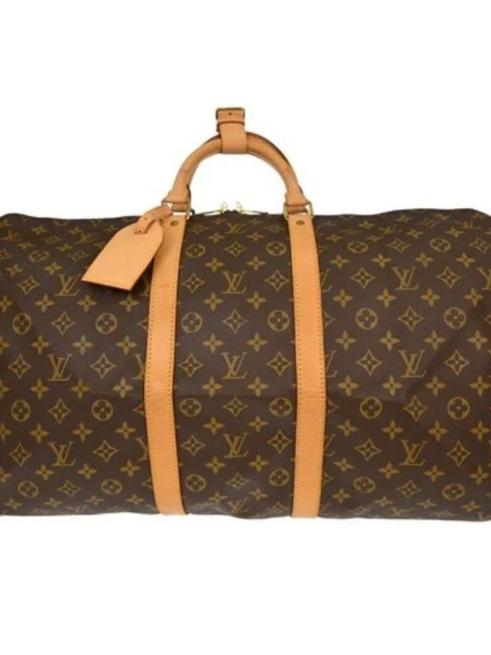 Best03/ LOUIS VUITTON KEEPALL 55 TRAVEL HANDBAG MONOGRAM M41424 SP0974 NQ06670 - Picture 1 of 11